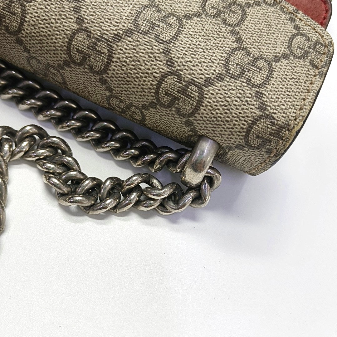 Dionysus Mini Monogram Lona Revestida Beige