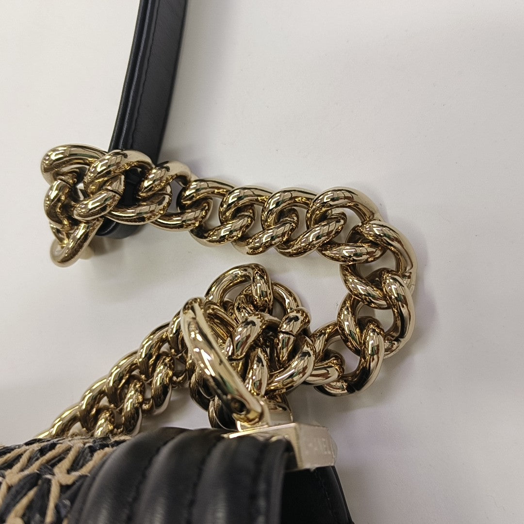 BOY CHANEL Medium Lambskin Black