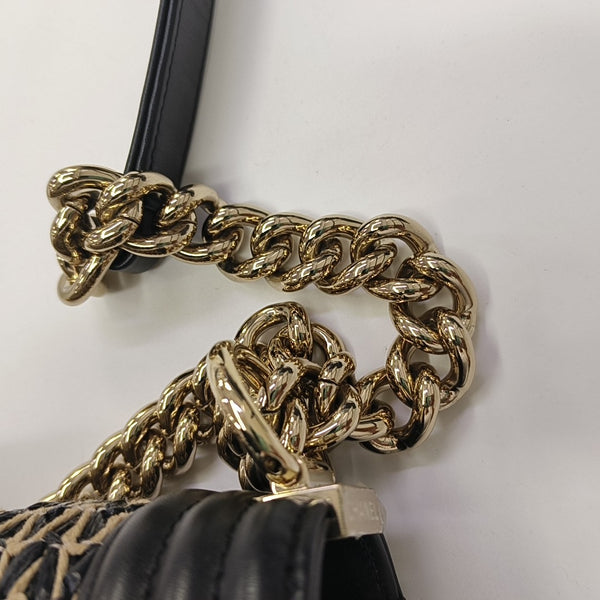 BOY CHANEL Medium Lambskin Black