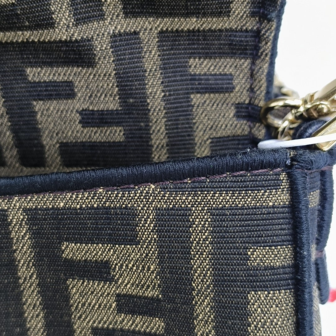 Baguette Mini Fabric Brown
