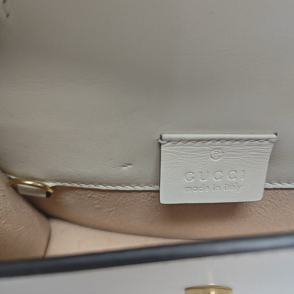 Sylvie Super Mini Calfskin White