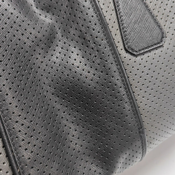Calfskin Shoulder Bag Gray