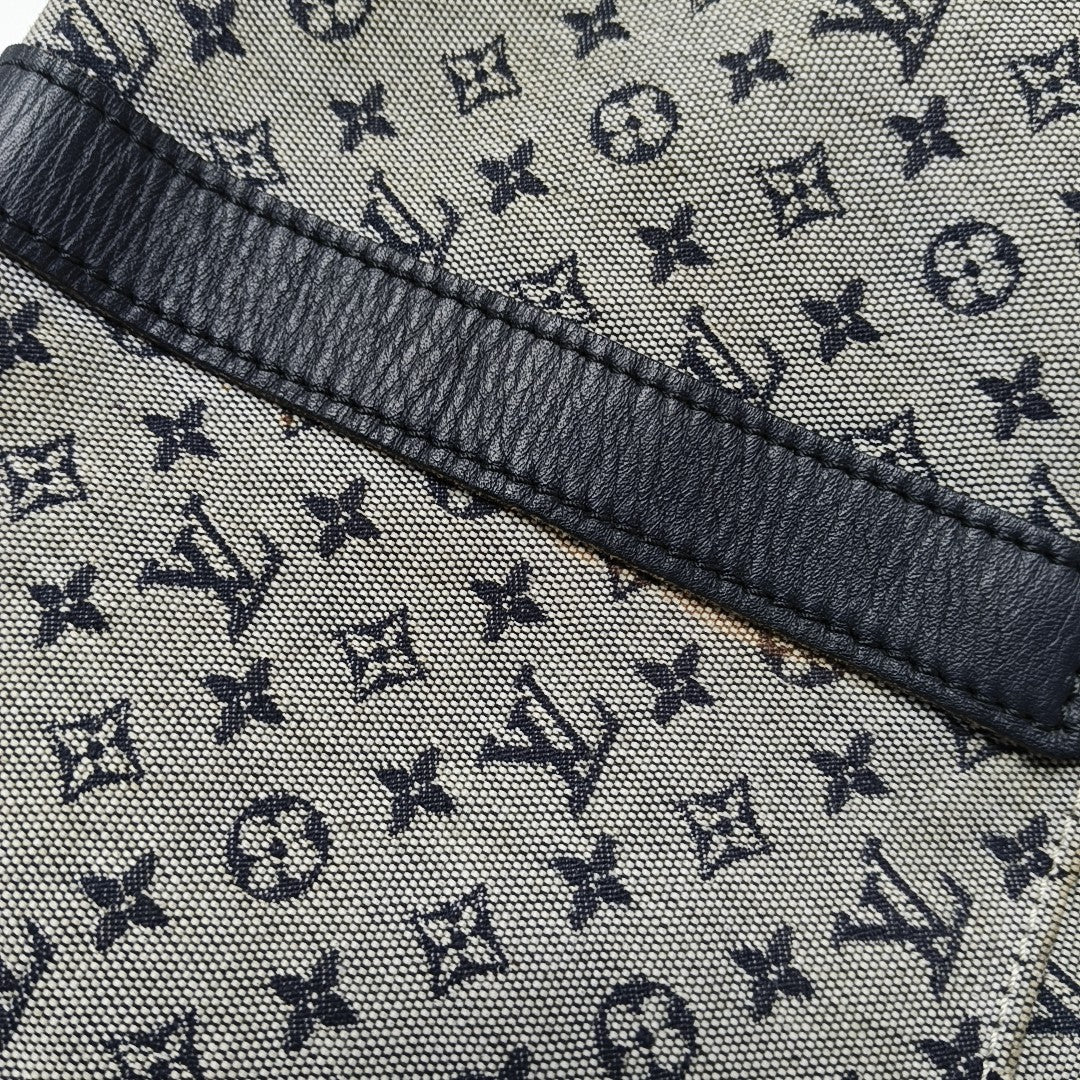 LANGER Monogram Canvas Blue