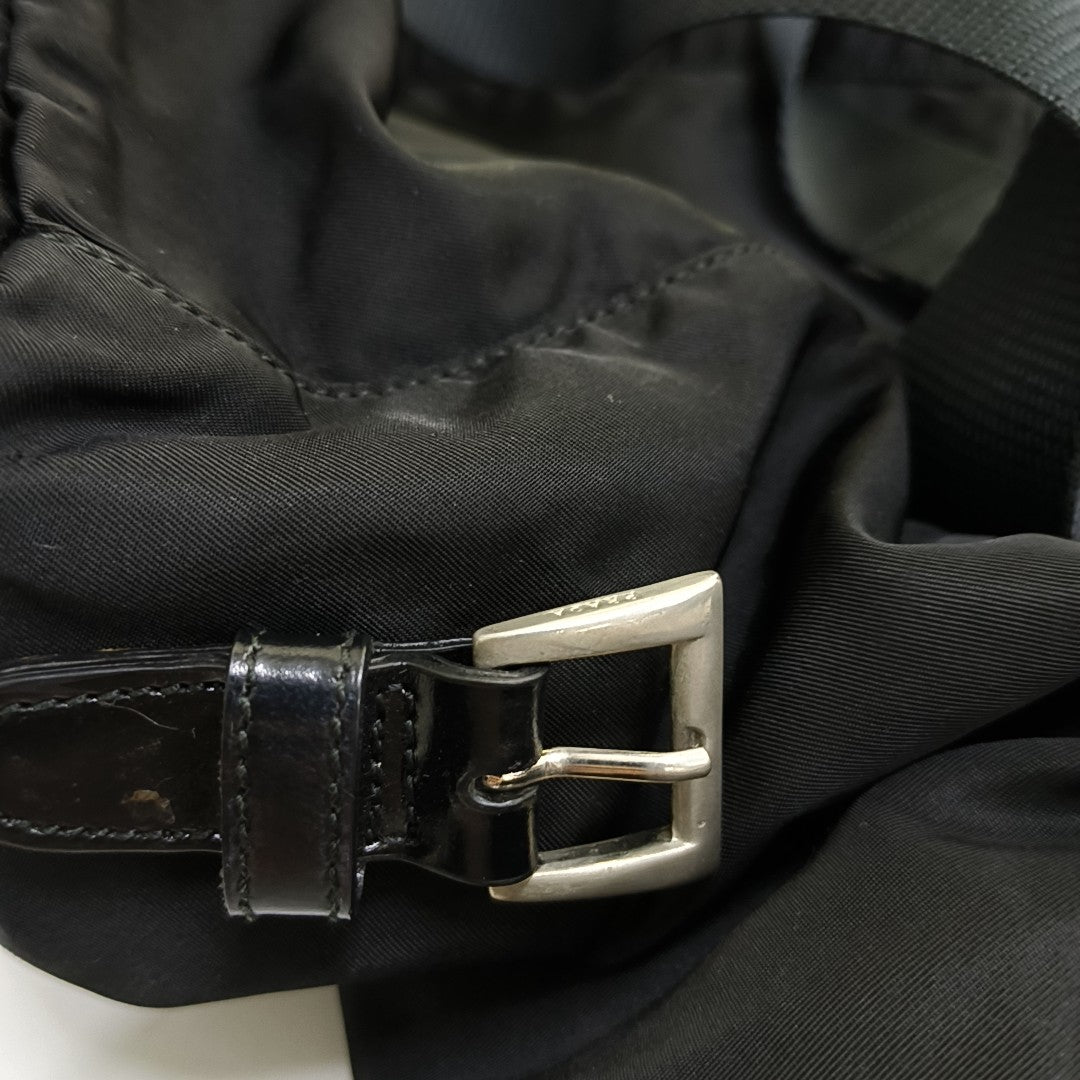 Nylon Backpack Black