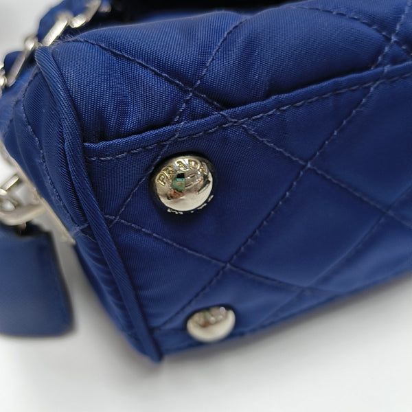 Quilted Nylon Blue