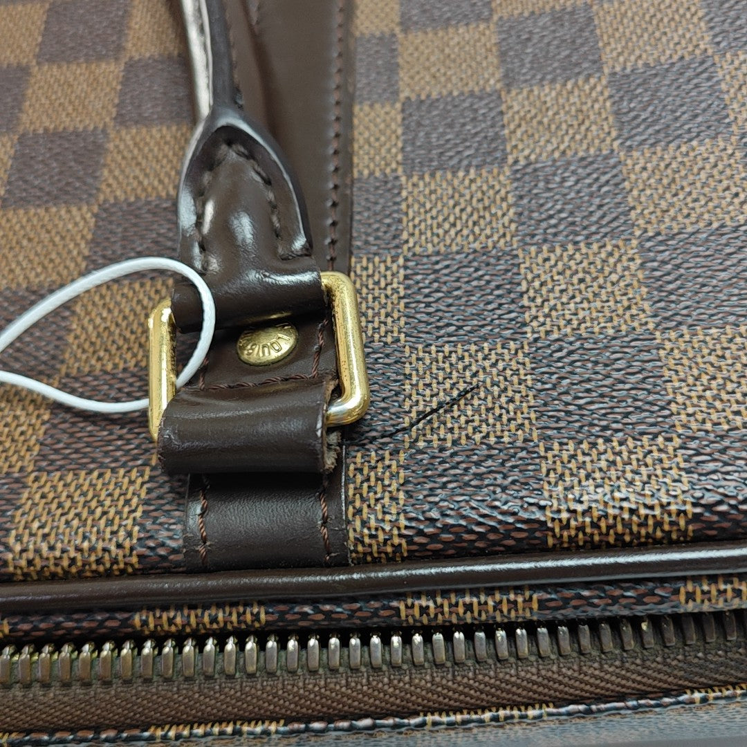 PORTE-DOCUMENTS GM Damier Ebene Coated Canvas Brown
