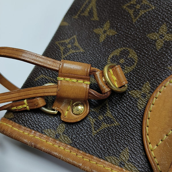 NEVERFULL PM Monogram Coated Canvas Brown
