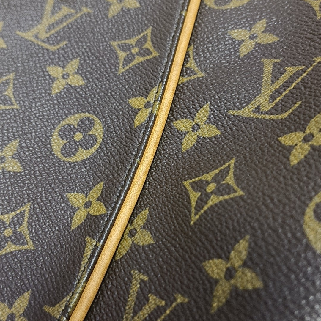 GALLIERA PM Monogram Coated Canvas Brown