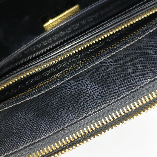 Galleria Medium Saffiano Calfskin Black