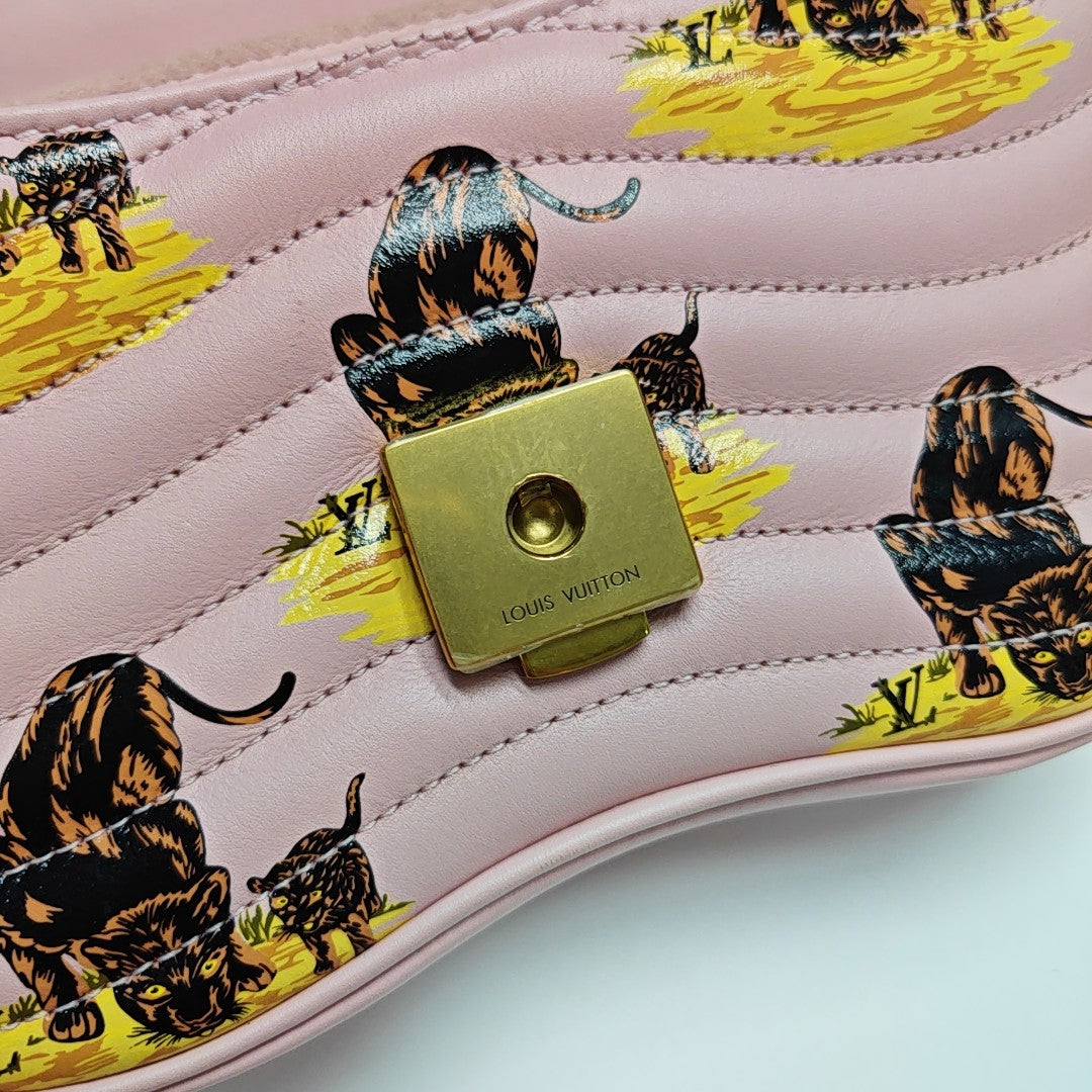 NEW WAVE PM Calfskin Pink