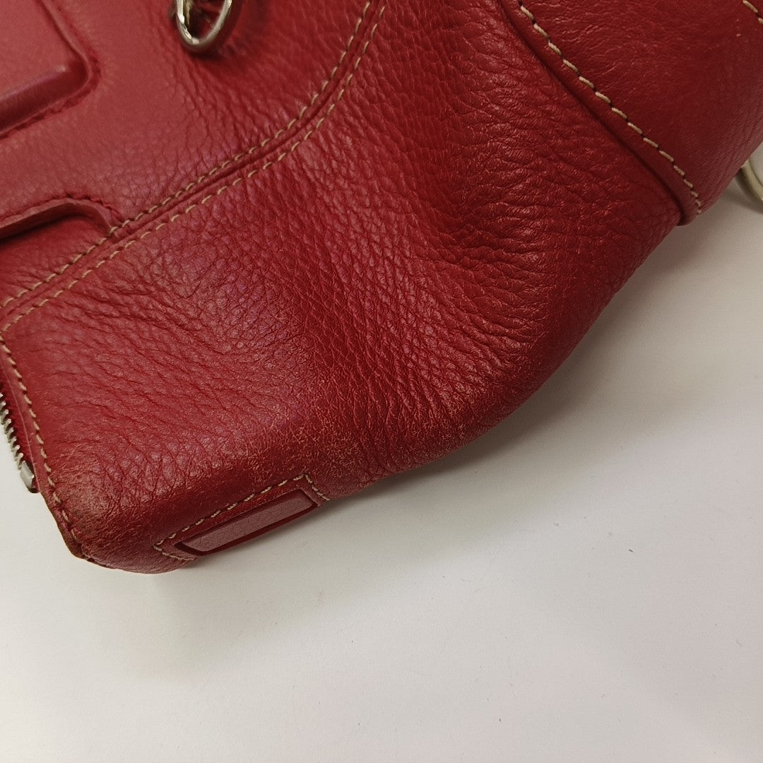 Calfskin Tote Bag Red