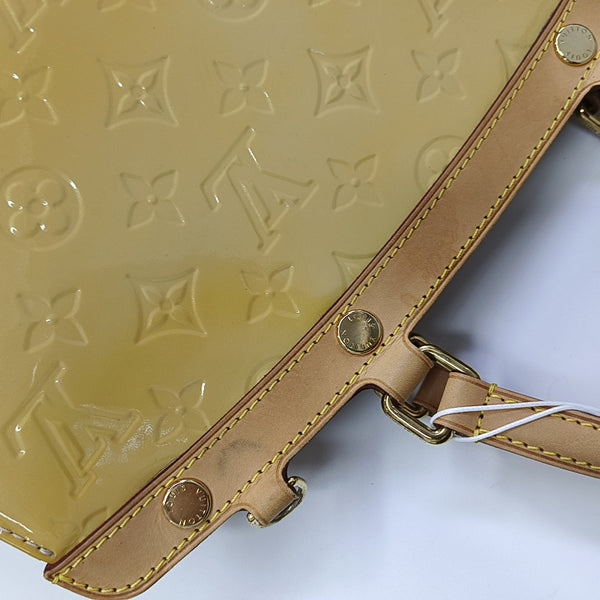 BREA MM Monogram Patent Leather Yellow
