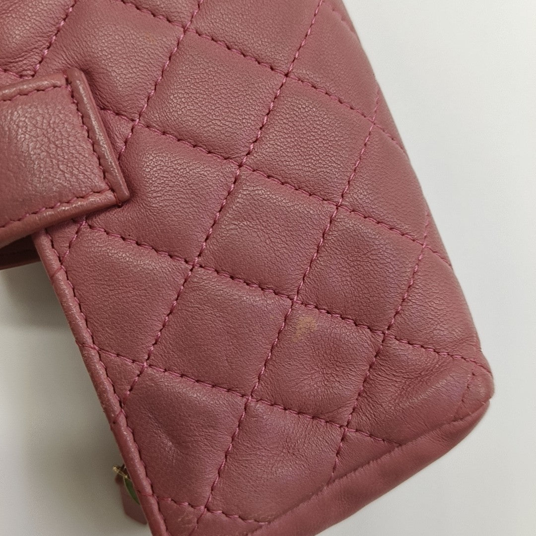 Quilted Lambskin Mini Pink