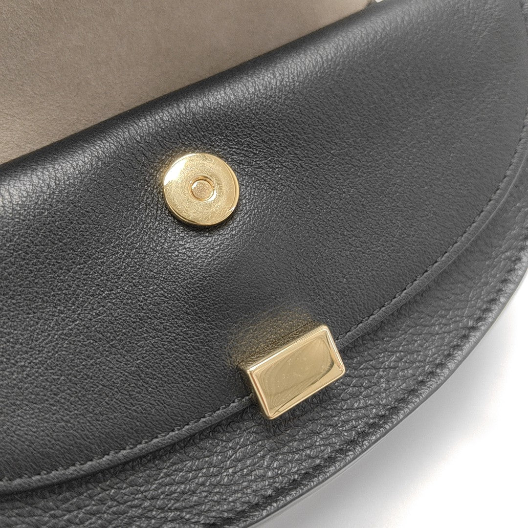 Georgia Calfskin Black