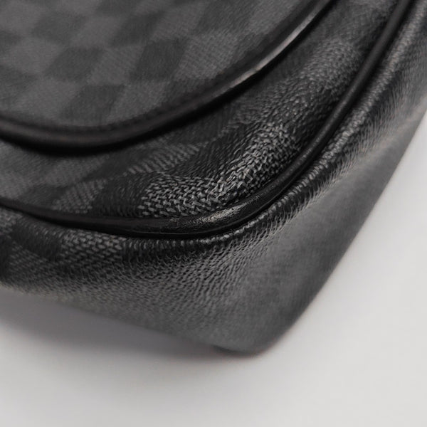 DANIEL MM Damier Graphite Coated Canvas Gray