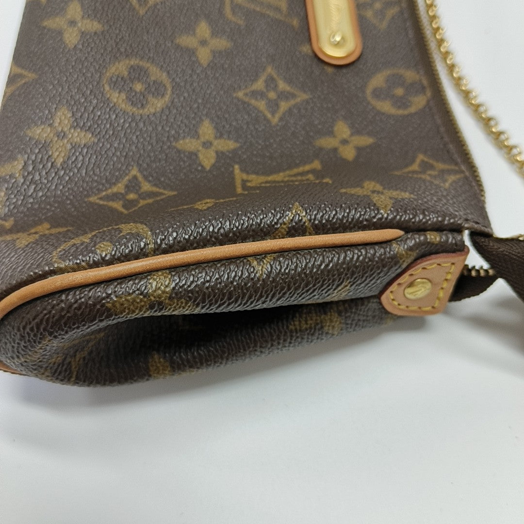EVA Monogram Coated Canvas Brown