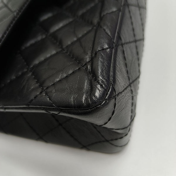 2.55 225 (small) Quilted Calfskin Black