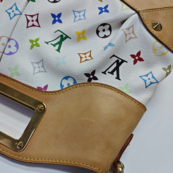 LV × TM JUDY MM Monogram Coated Canvas White