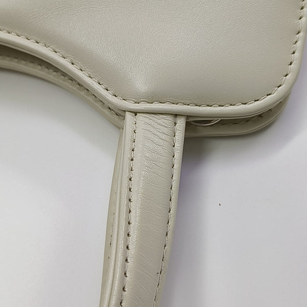 Calfskin Shoulder Bag White