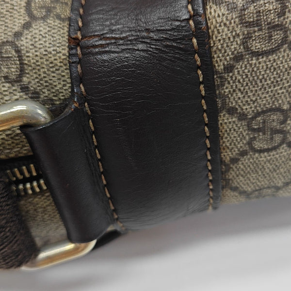 Monogram Coated Canvas Shoulder Bag Brown