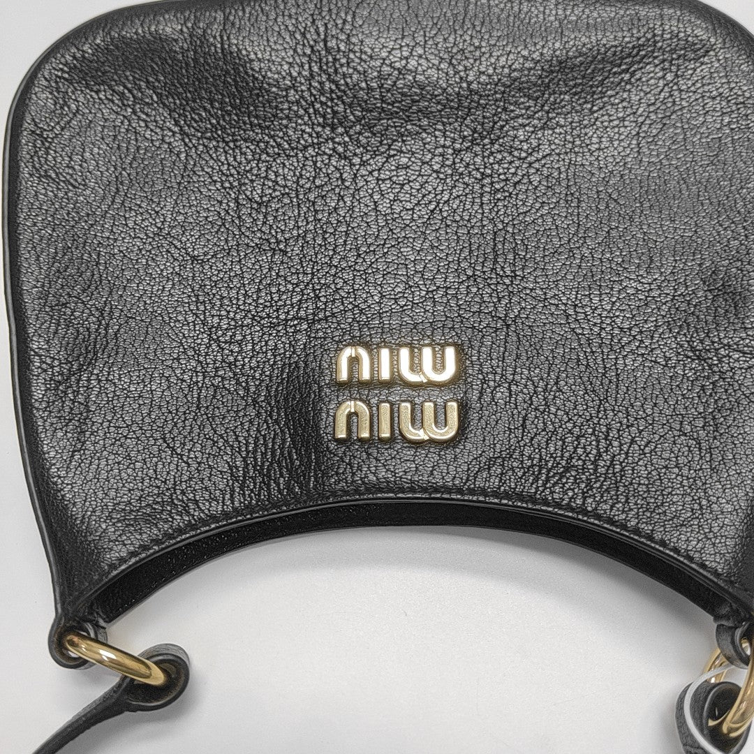 Calfskin Shoulder Bag Black