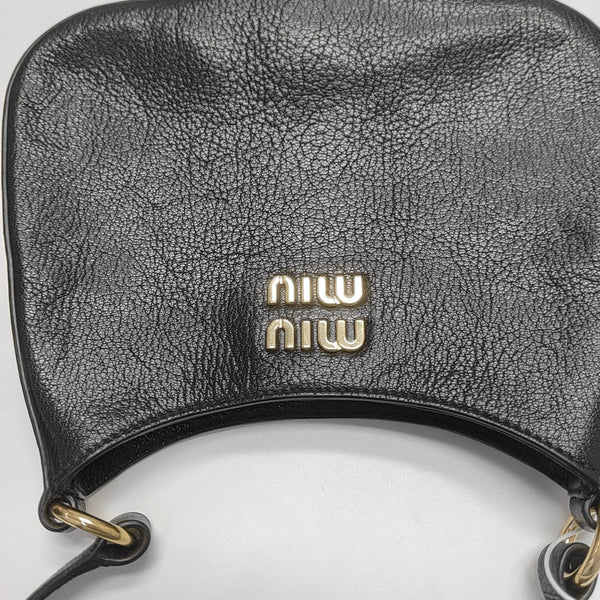 Calfskin Shoulder Bag Black