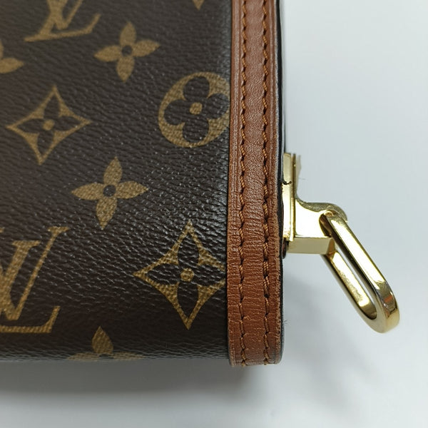 DAUPHINE Mini Monogram Coated Canvas Brown