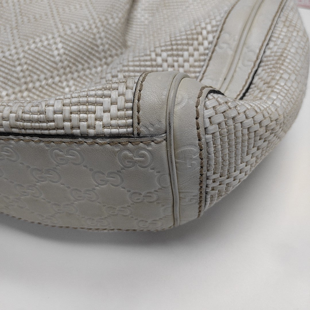Monogram Special Material Tote Bag White