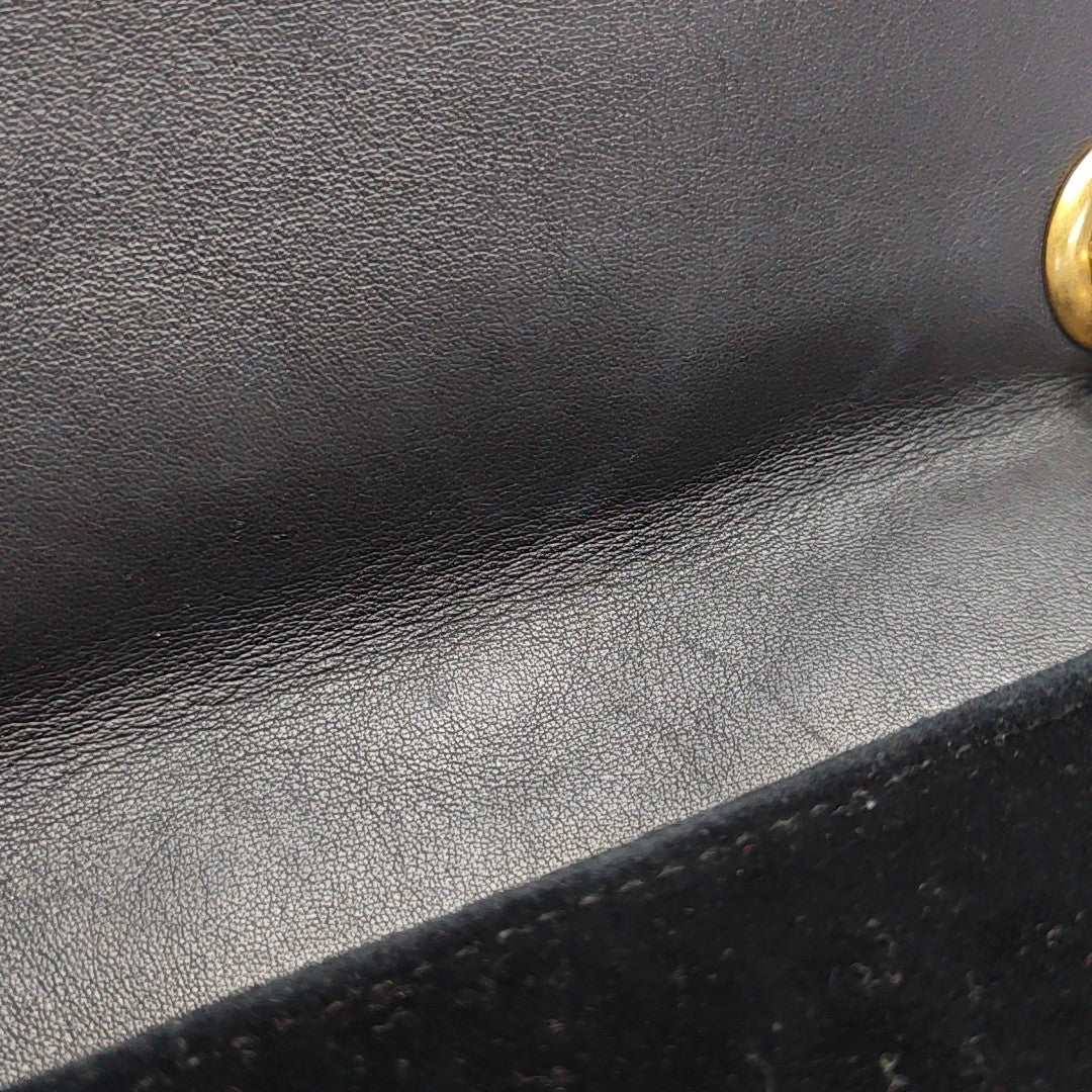 GG Marmont Medium Quilted Velvet Black