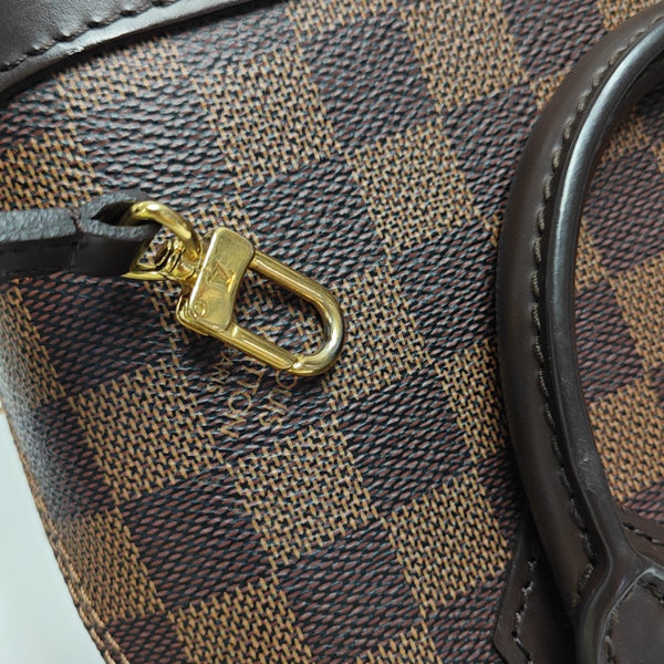 ALMA BB Damier Ebene Coated Canvas Brown