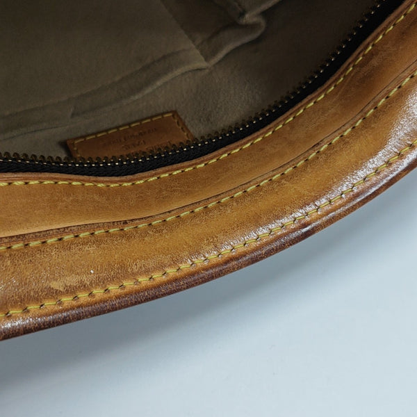 HUDSON MM Monogram Coated Canvas Brown