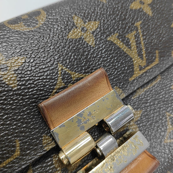 ELYSEE Monogram Coated Canvas Brown