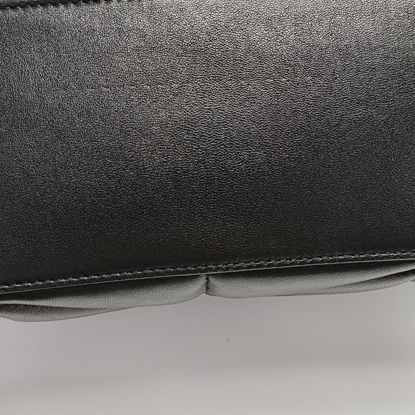 PUFFER Small Quilted Lambskin Black