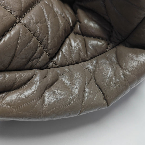 PORTOBELLO Quilted Calfskin Gray