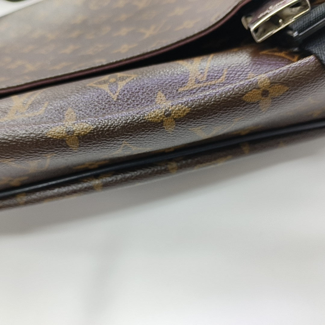VINTAGE BEAUBOURG Monogram Coated Canvas Brown