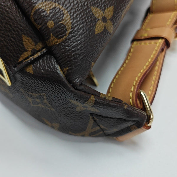 BUMBAG Monogram Coated Canvas Brown