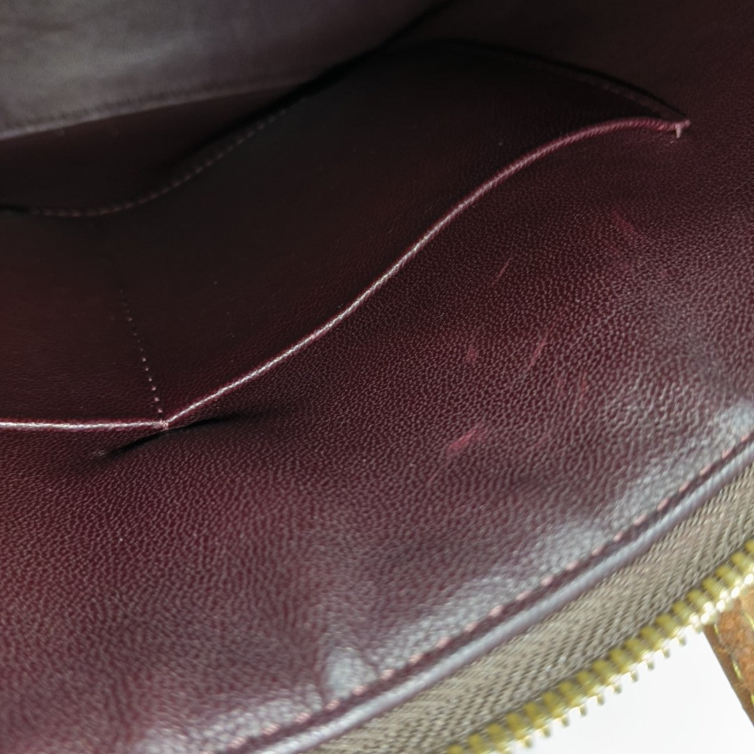 LOCKIT PM Monogram Coated Canvas Brown