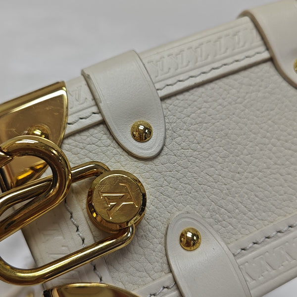 SIDE TRUNK PM Calfskin Beige
