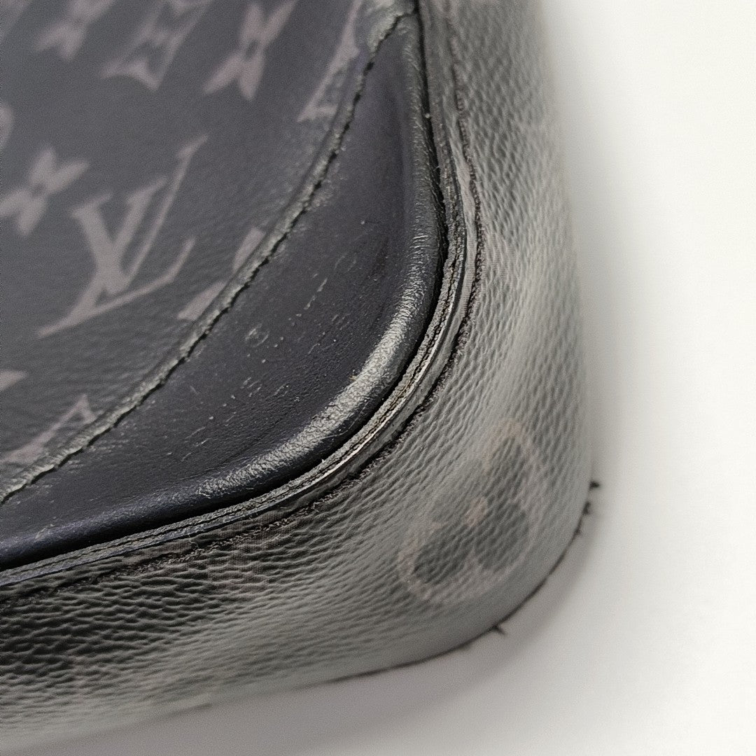 TRIO Monogram Coated Canvas Gray