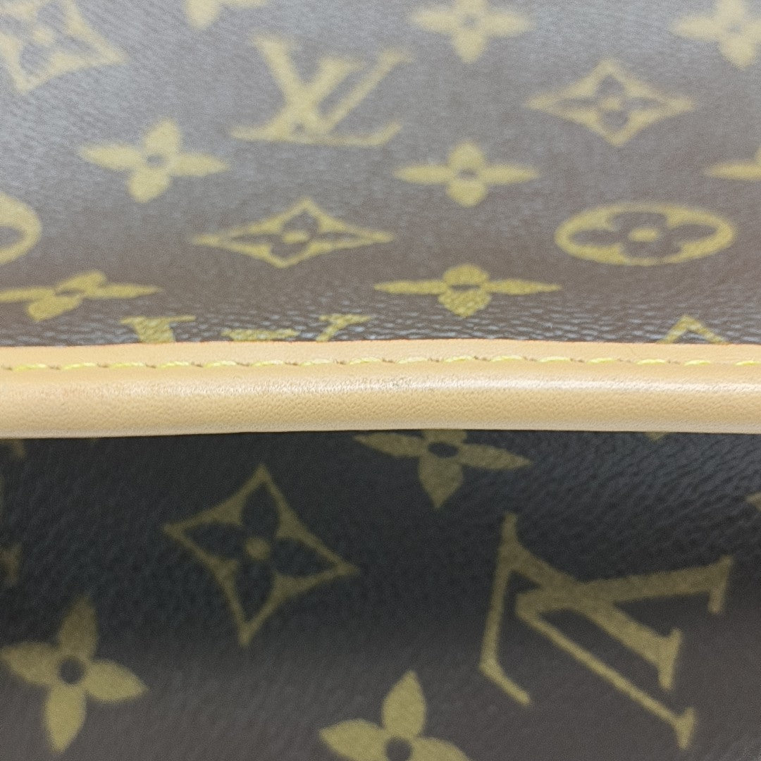 DIANE Monogram Coated Canvas Brown