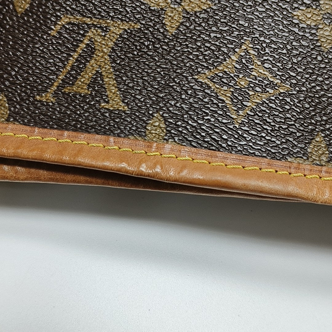 NEVERFULL MM Monogram Coated Canvas Brown