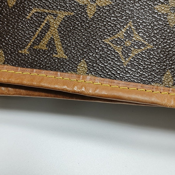 NEVERFULL MM Monogram Coated Canvas Brown