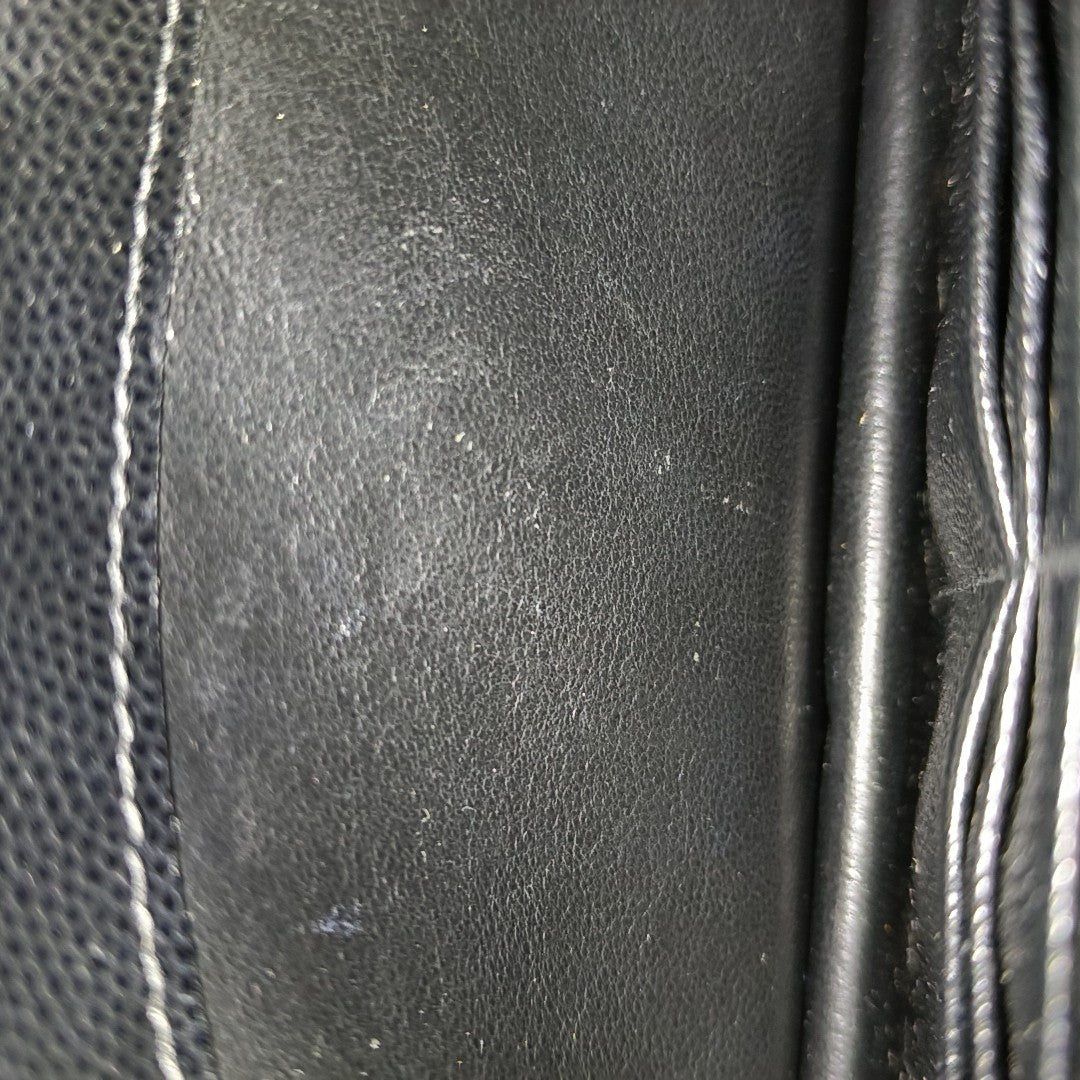 MONOGRAM WOC Chevron Calfskin Black