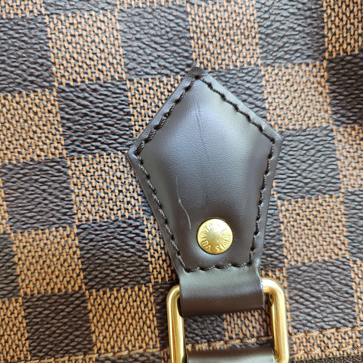 SPEEDY 35 Damier Ebene Coated Canvas Brown