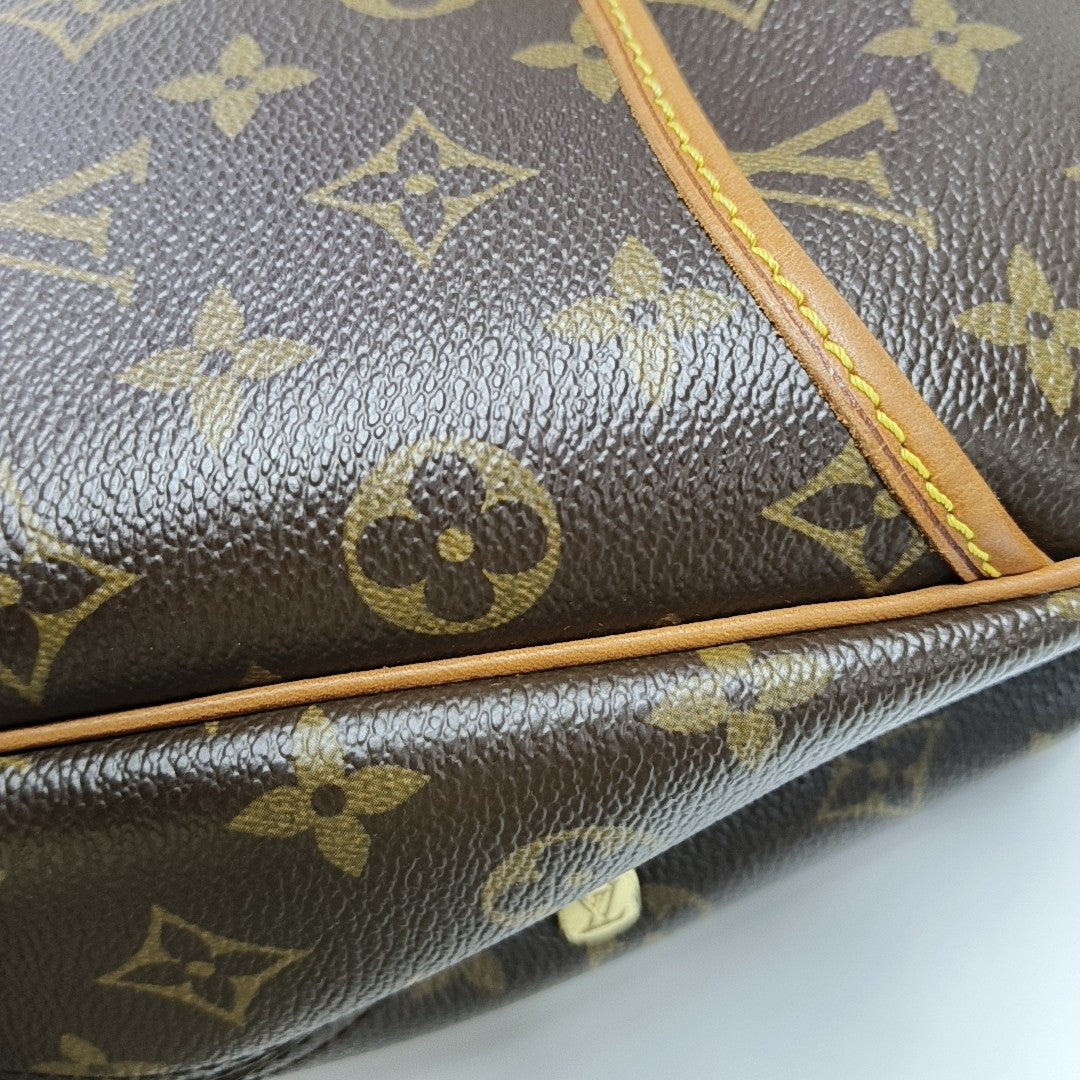 DEAUVILLE GM Monogram Coated Canvas Brown