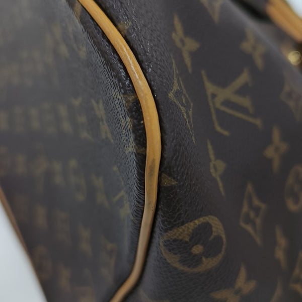 PALERMO GM Monogram Coated Canvas Brown