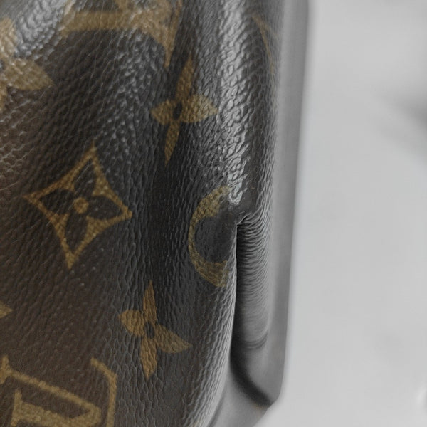 TURENNE Monogram Coated Canvas Brown