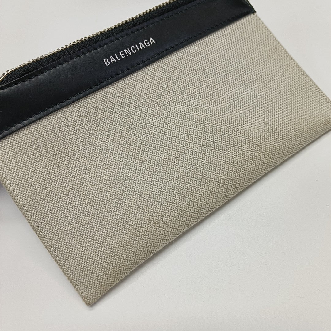 Navy Mini Canvas White