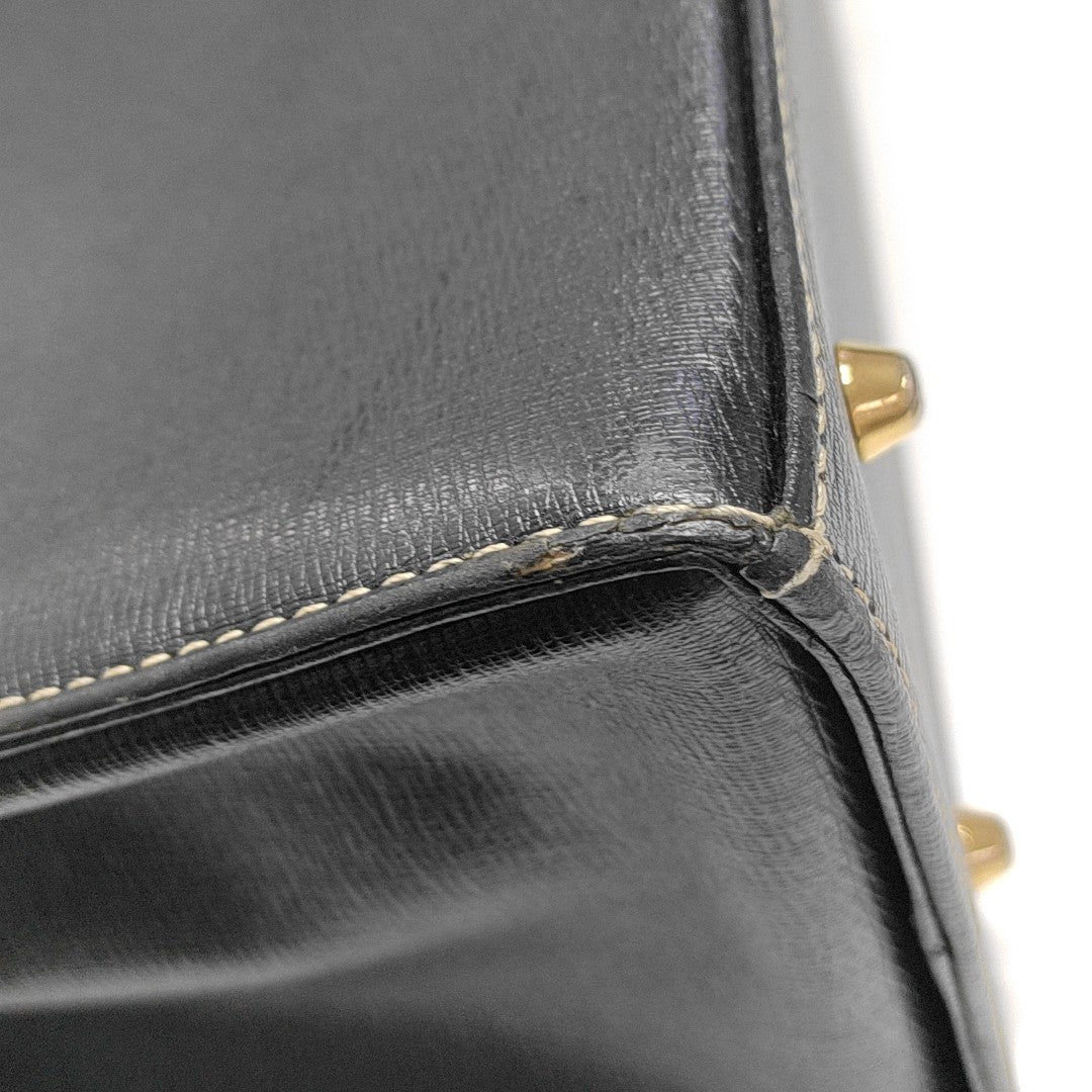 Calfskin Tote Bag Small Black