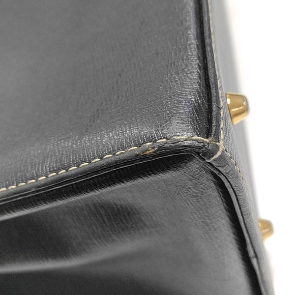 Calfskin Tote Bag Small Black